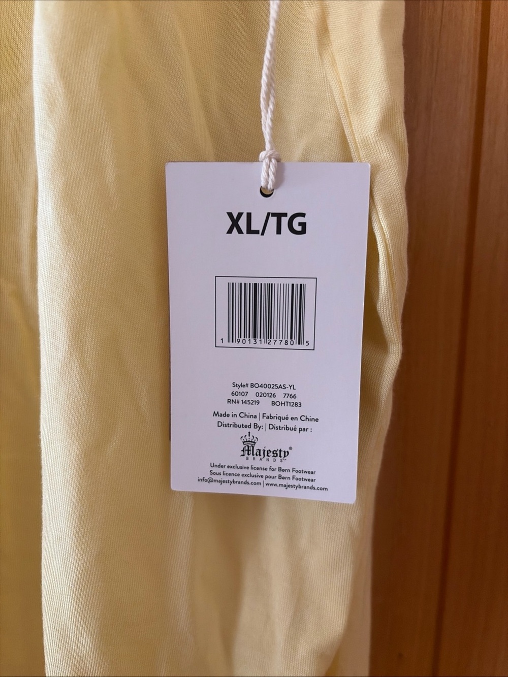 Børn NWT Women’s Modal 3 Piece Pajama Set Sleepwear Shorts Pants Pale Yellow XL - Picture 7 of 7